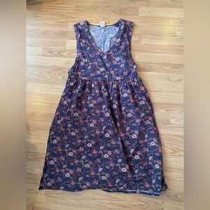 100% cotton vintage pinafore dress